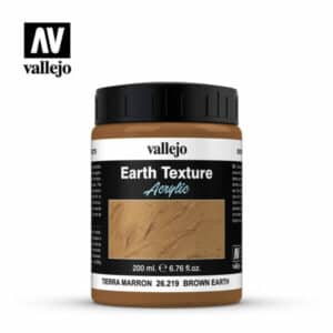 Vallejo Stone Textures (200ml) – Brown Earth – 26.219