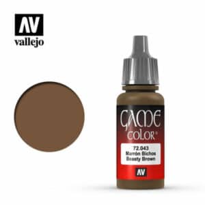 Vallejo Game Colour (17ml) – Beasty Brown – 72.043