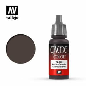 Vallejo Game Colour (17ml) – Charred Brown – 72.045