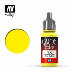 Vallejo Game Colour (17ml) – Fluorescent Yellow – 72.103