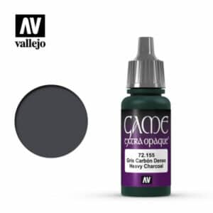 Vallejo Extra Opaque (17ml) – Heavy Charcoal – 72.155