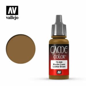 Vallejo Game Colour (17ml) – Leather Brown – 72.040