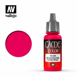 Vallejo Game Colour (17ml) – Scarlet Blood – 72.106