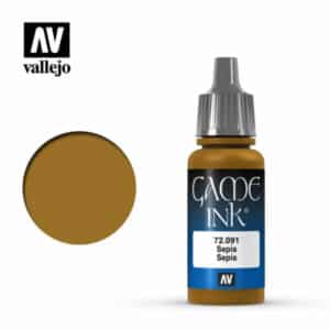 Vallejo Game Ink (17ml) – Sepia Ink – 72.091