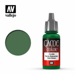 Vallejo Game Colour (17ml) – Sick Green – 72.029