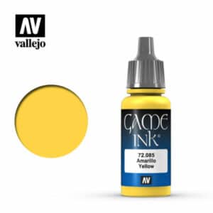 Vallejo Game Ink (17ml) – Yellow Ink – 72.085