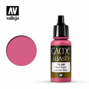 Vallejo Washes (17ml) – Red – 73.206