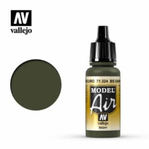 Vallejo Model Air (17ml) – BS Dark Green – 71.324