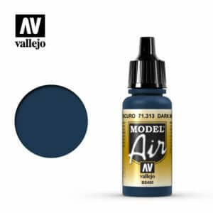 Vallejo Model Air (17ml) – Dark Mediter. Blue – 71.313