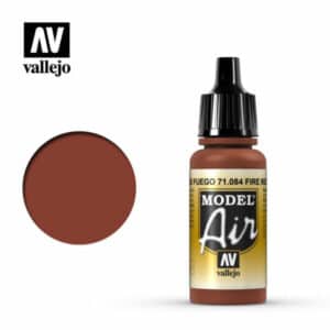 Vallejo Model Air (17ml) – Fire Red – 71.084