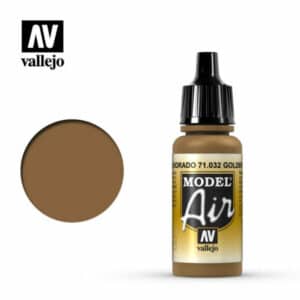 Vallejo Model Air (17ml) – Golden Brown – 71.032