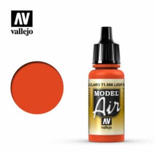 Vallejo Model Air (17ml) – Light Red – 71.086