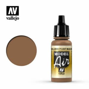 Vallejo Model Air (17ml) – Mud Brown – 71.037