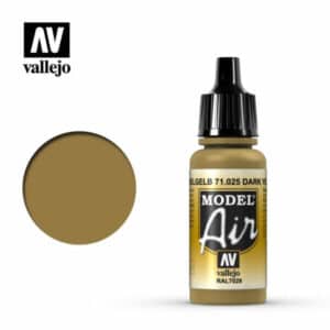 Vallejo Model Air (17ml) – Dark Yellow – 71.025