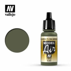 Vallejo Model Air (17ml) – Green RLM62 – 71.104