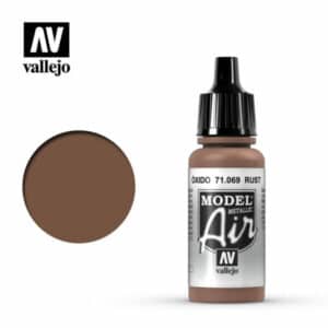 Vallejo Model Air (17ml) – Rust (Metallic) – 71.069