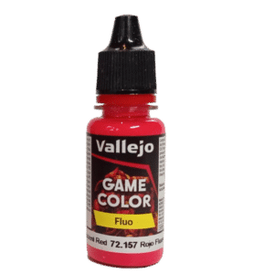 Vallejo Game Color (18ml) – Fluorescent Red – 72.157