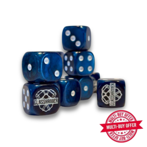 Glasshammer Dice – Blue (Marble)