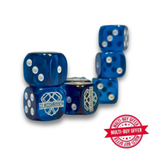 Glasshammer Dice – Blue (Translucent)