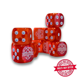 Glasshammer Dice – Red (Translucent)