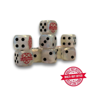 Glasshammer Dice – White (Marble)